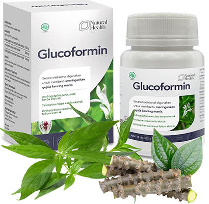 Glucoformin - suplemen herbal pendukung gula darah